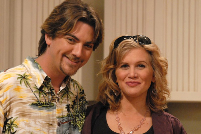 Jeremy Miller and Tracey Gold